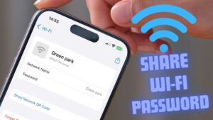 Wi-Fi QR Code Sharing